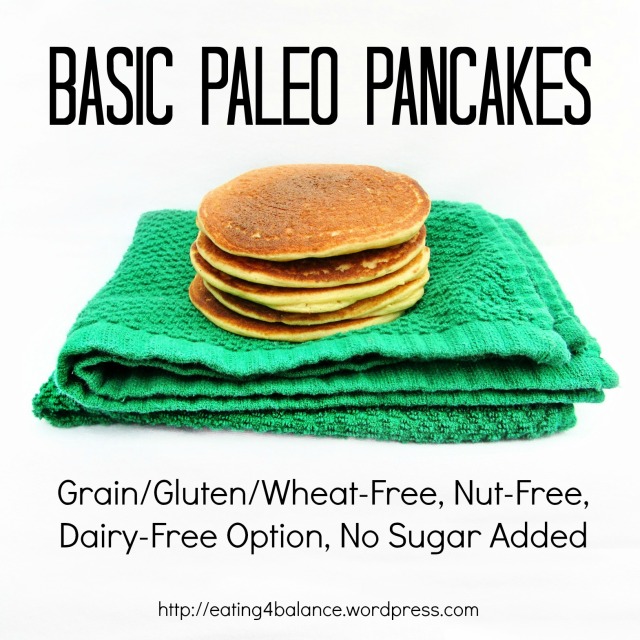 Basic Paleo Pancakes