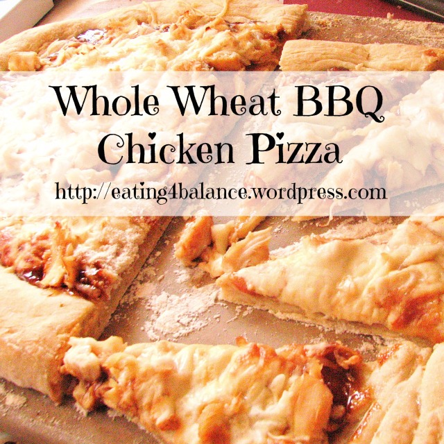 Whole Wheat BBQ Chicken Pizza (w/ allergy-free options)